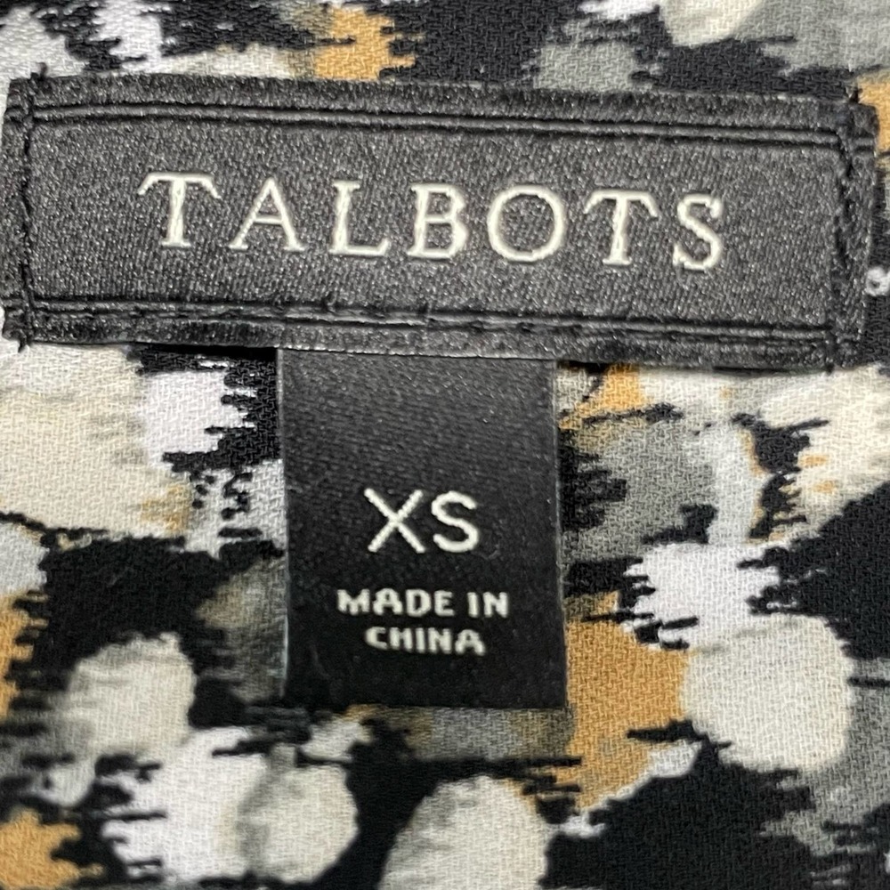 Talbots Multi-Color Pintuck Spotted Pattern Pullo… - image 4